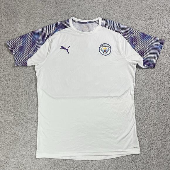 Manchester City Jersey Mens XL Puma 2019 Training Top Soccer Football - Picture 1 of 7